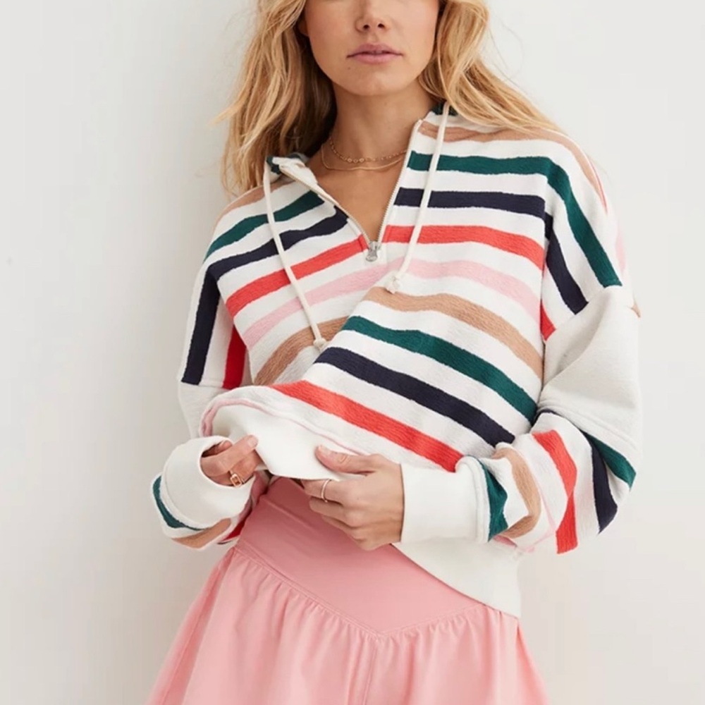 Aerie Restart Quarter Zip Hoodie (XS)